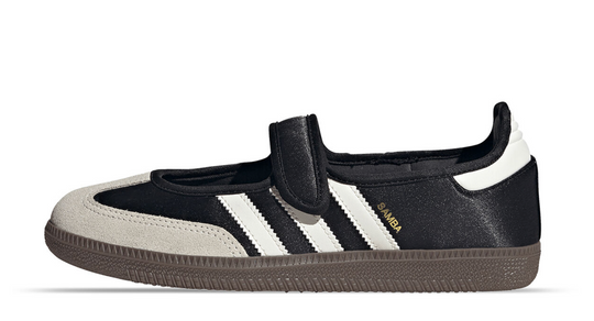 Adidas Samba Jane Mujer Satin Negro Gris | Tenis clásicos atemporales