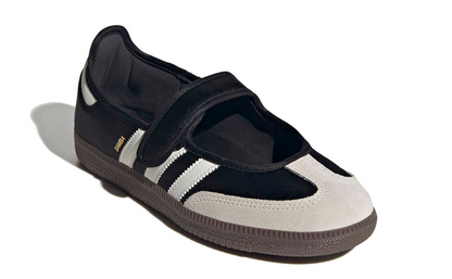 Adidas Samba Jane Mujer Satin Negro Gris | Tenis clásicos atemporales