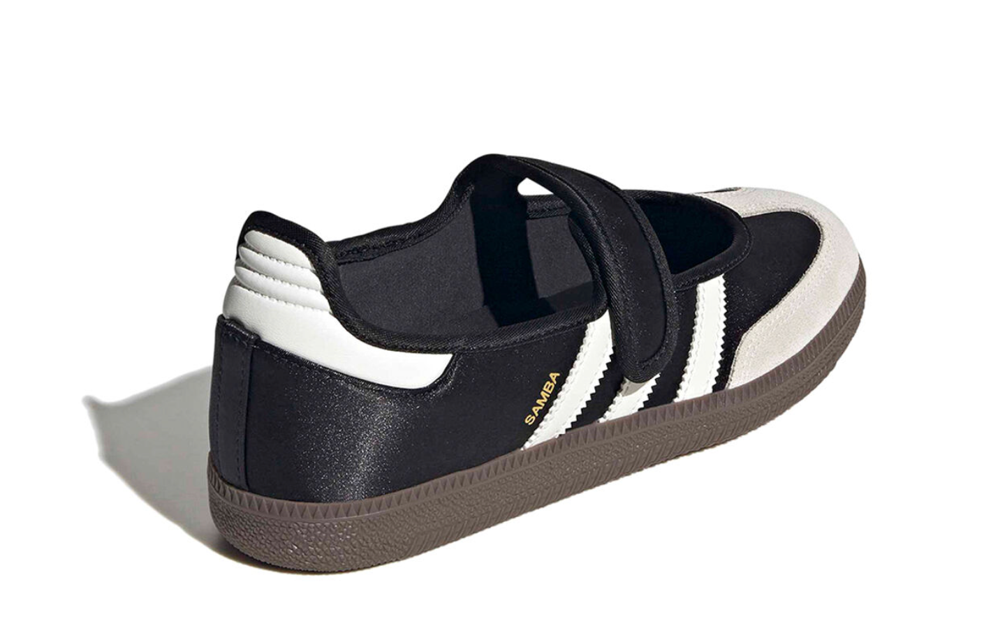 Adidas Samba Jane Mujer Satin Negro Gris | Tenis clásicos atemporales