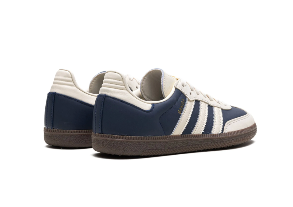 Adidas samba azul marino y crema