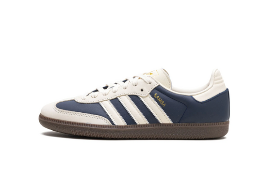 Adidas samba azul marino y crema