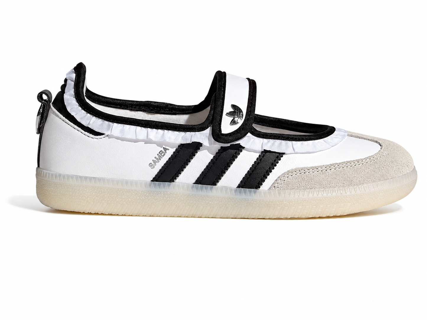 Adidas Samba Jane Blanco con negro con olanes