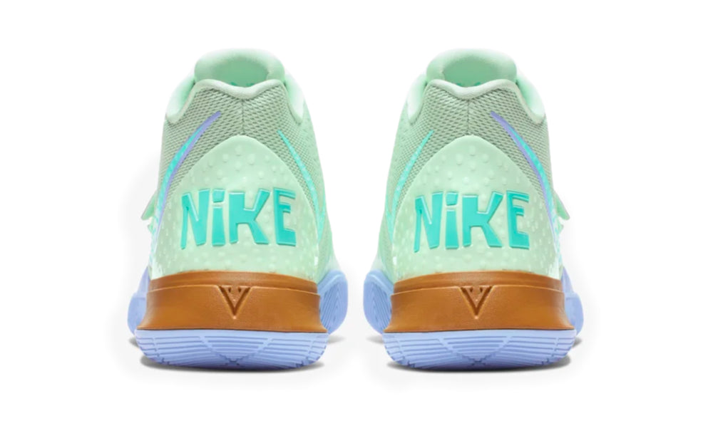 Nike Kyrie 5 Squidward verde pastel inspirados en Calamardo edición especial México