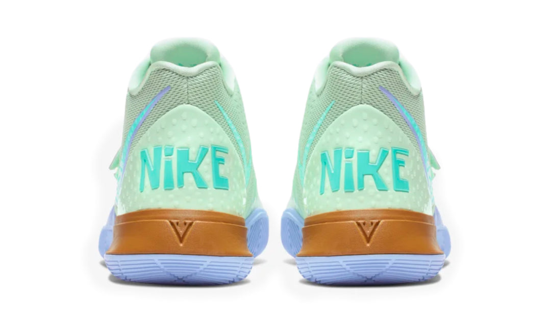 Nike Kyrie 5 Squidward verde pastel inspirados en Calamardo edición especial México