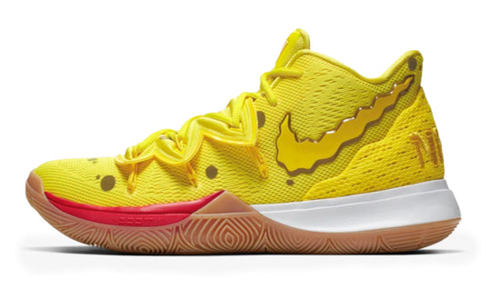 Nike Kyrie 5 SpongeBob amarillos con Zoom Air y tracción multidireccional México