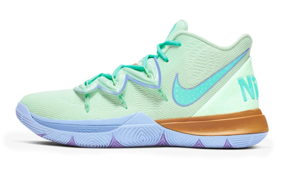 Nike Kyrie 5 Squidward verde pastel inspirados en Calamardo edición especial México