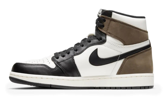Jordan 1 Dark Mocha high café y negro estilo OG para streetwear México