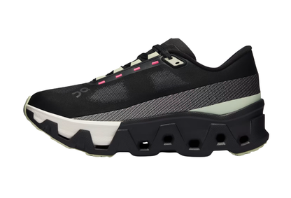 On Cloudmonster Hyper Unisex Negro con Rosa