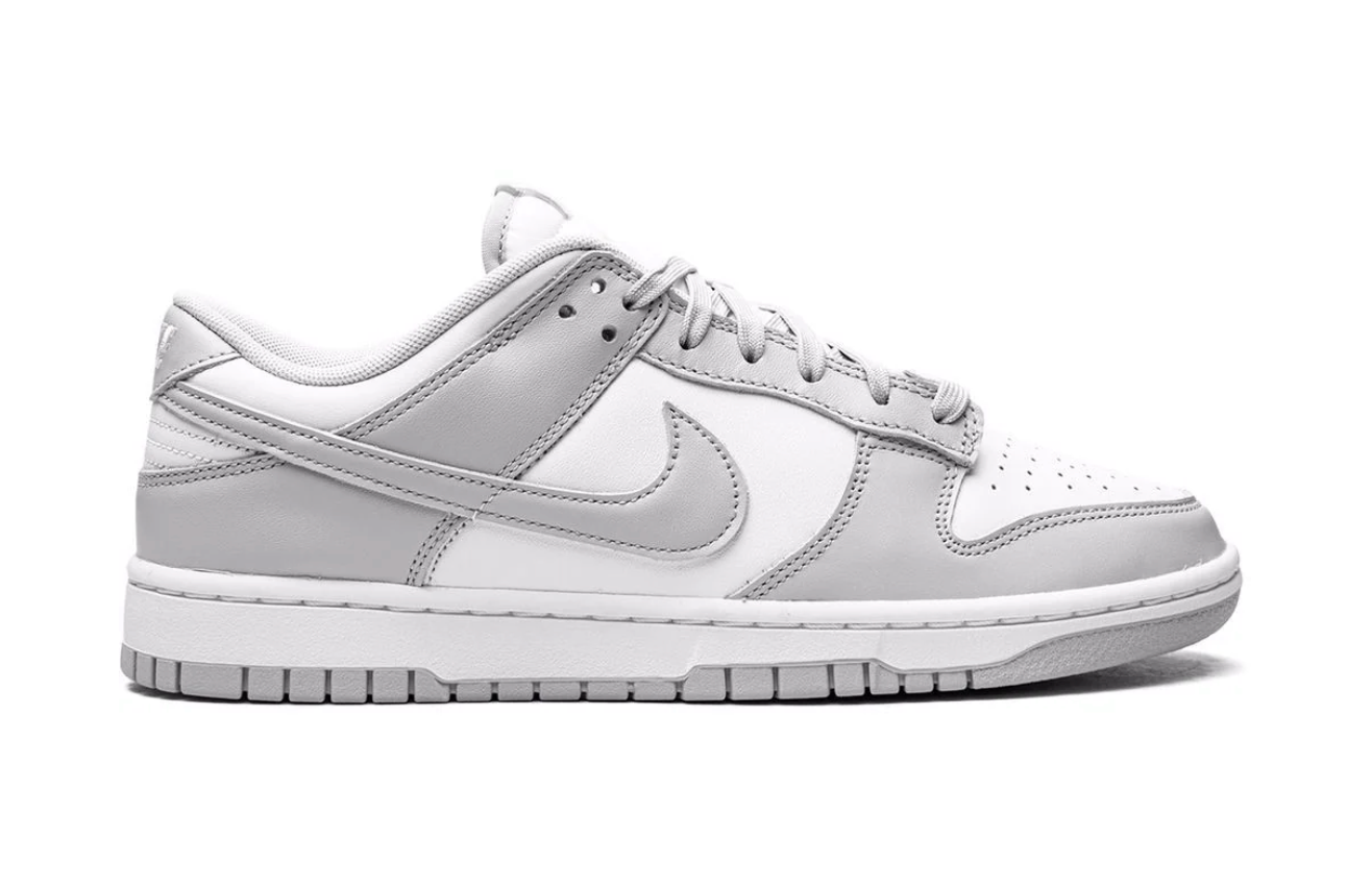 Nike Dunk Low Photon Dust blanco con gris para mujer estilo minimalista México