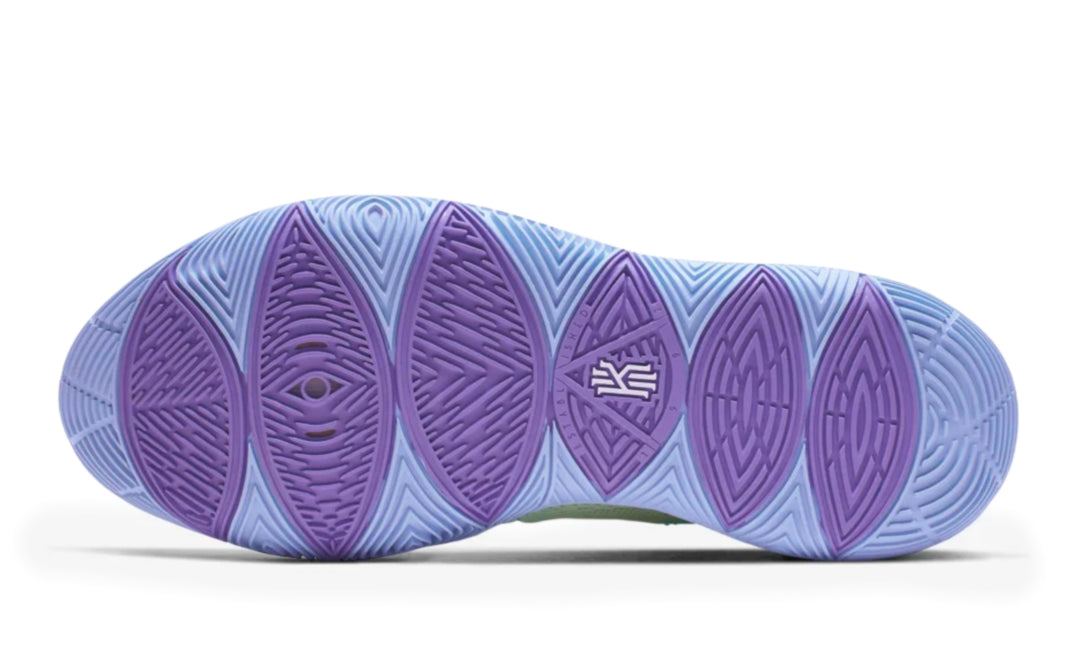 Nike Kyrie 5 Squidward verde pastel inspirados en Calamardo edición especial México