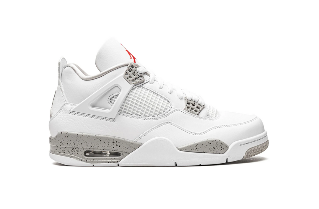 Jordan 4 White Oreo color blanco gris cement diseño retro OG México