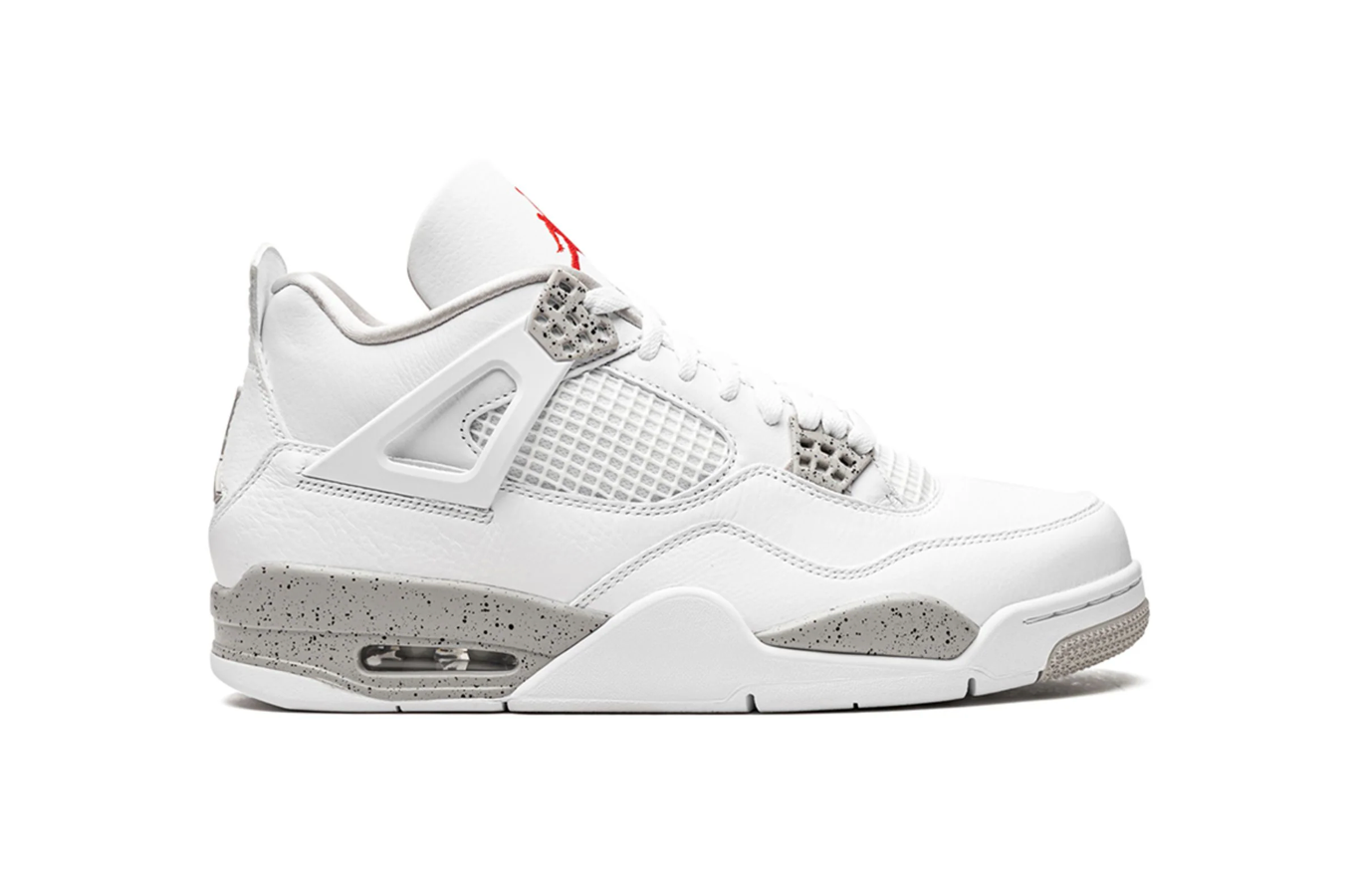 Jordan 4 White Oreo color blanco gris cement diseño retro OG México