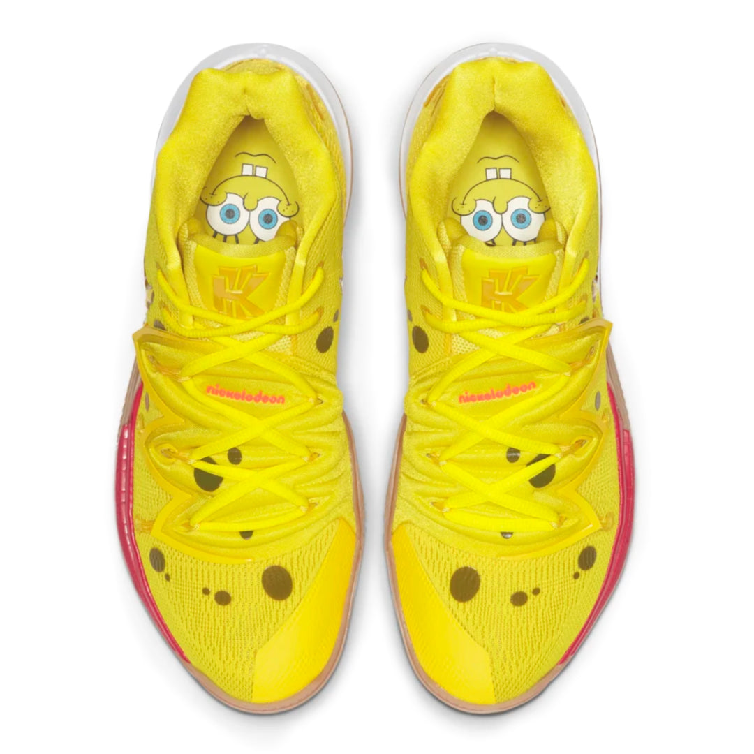 Nike Kyrie 5 SpongeBob amarillos con Zoom Air y tracción multidireccional México