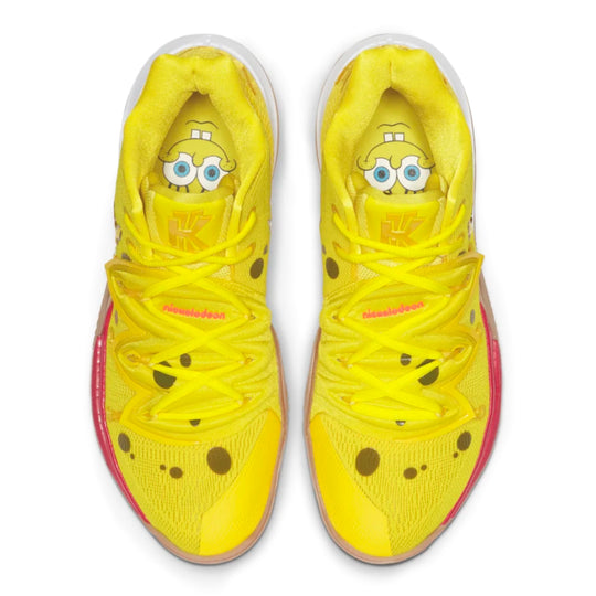 Nike Kyrie 5 SpongeBob amarillos con Zoom Air y tracción multidireccional México