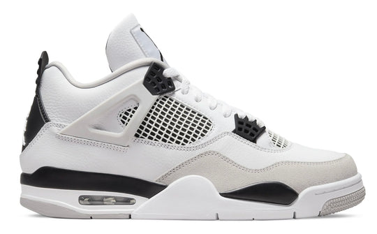 Jordan 4 Military Black color blanco y negro diseño retro OG México