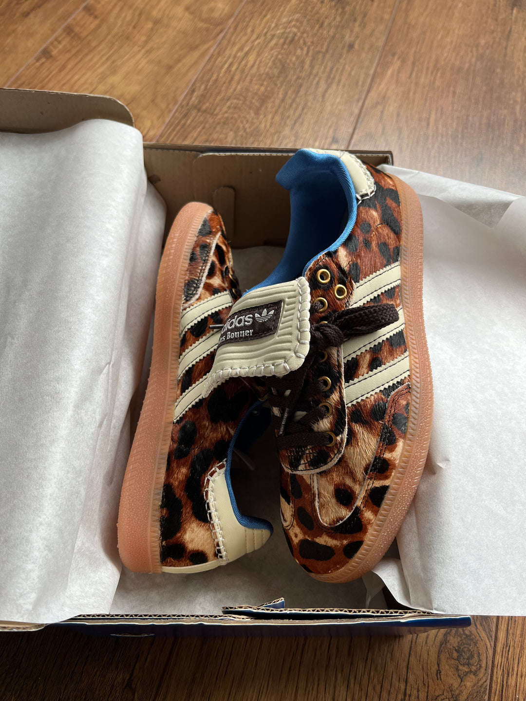 Tenis Adidas Samba Wales Bonner Leopardo México Hombre y Mujer