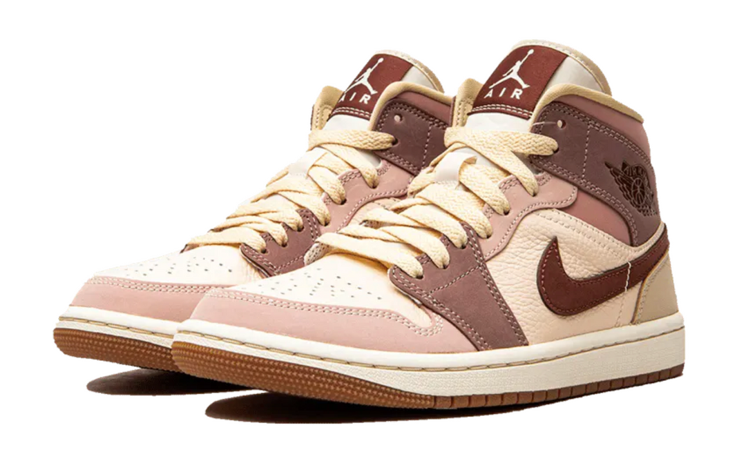 Nike Air Jordan 1 Mid SE Dark Pony Smoky Mauve vista lateral