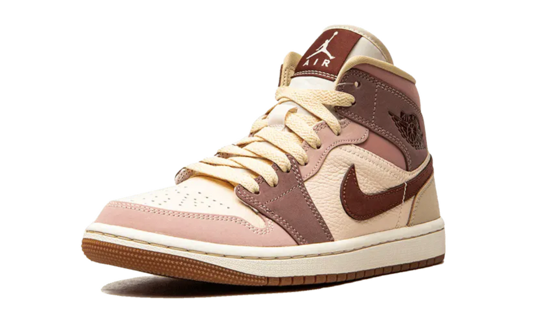 Nike Air Jordan 1 Mid SE Dark Pony Smoky Mauve vista lateral