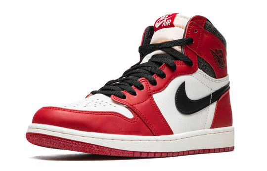 Jordan 1 Retro High OG Chicago Lost and Found rojo blanco negro estilo streetwear México