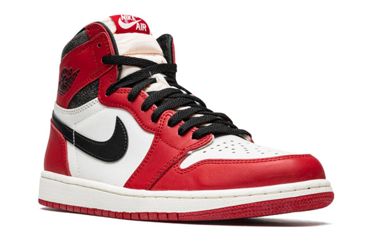 Jordan 1 Retro High OG Chicago Lost and Found rojo blanco negro estilo streetwear México