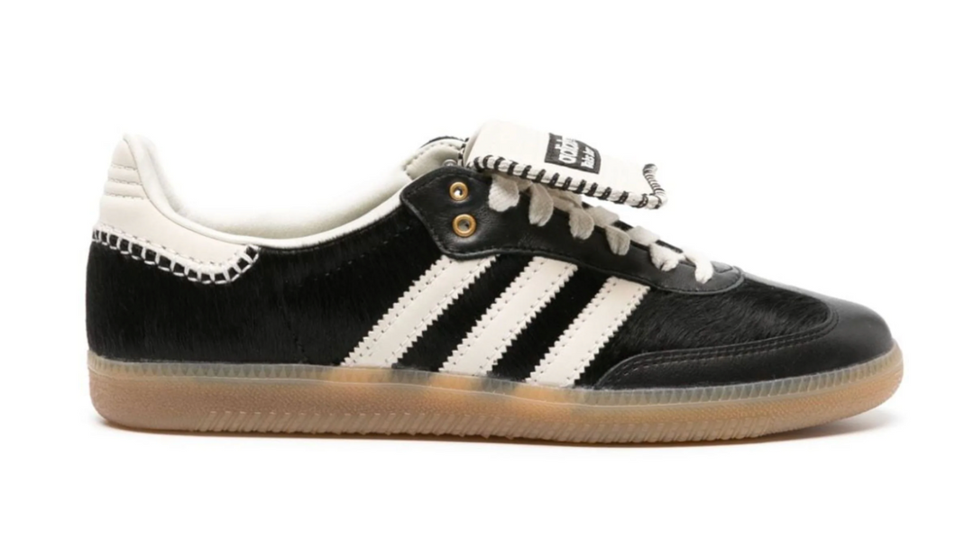 Tenis Adidas Samba Wales Bonner Negro México vista lateral.