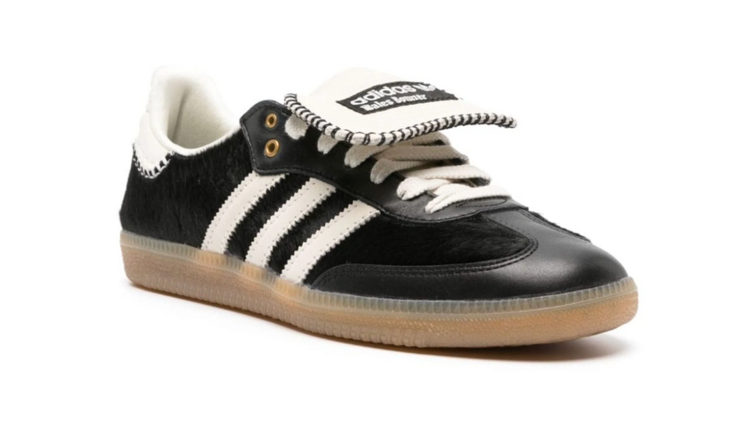 Tenis Adidas Samba Wales Bonner Negro México vista lateral.