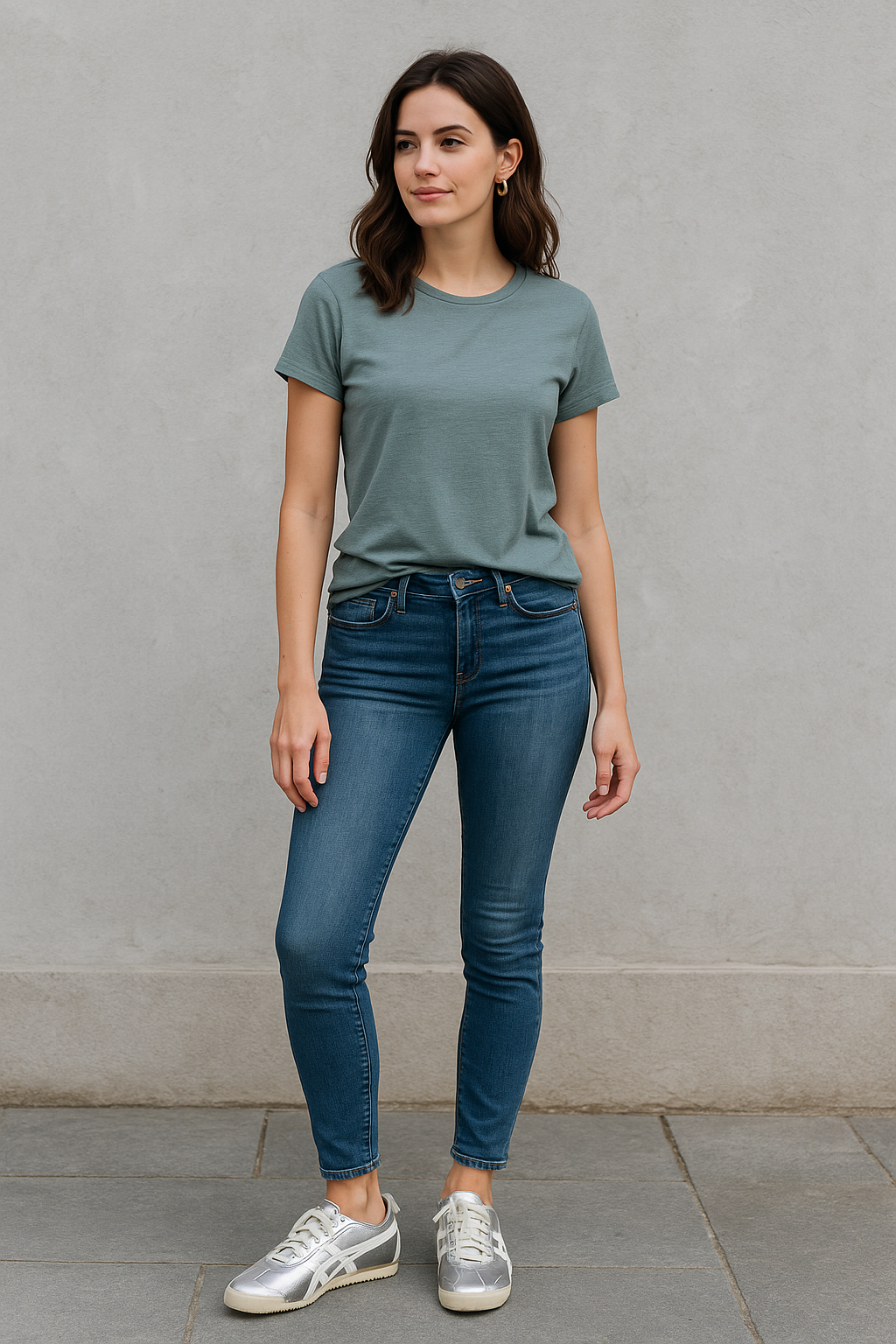 Onitsuka Tiger Style Plata – Tenis Plateados Mujer