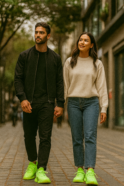 Tenis Adidas Yeezy Boost 350 V2 Glow in the Dark México vista lateral.