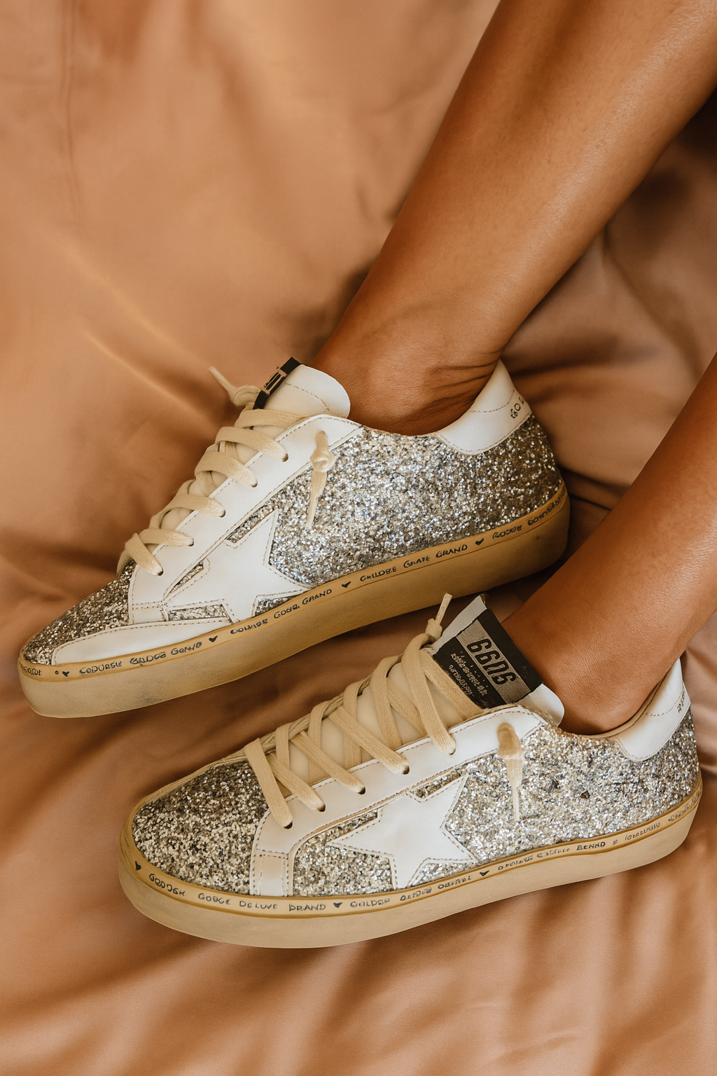 Golden Hi-star Style Glitter Plata – Estrella Blanca