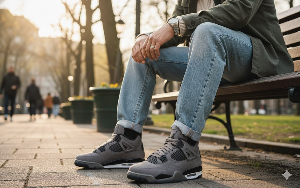 Air Jordan 4 Cave Stone Black