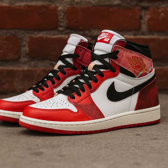 Air Jordan 1 High OG Spiderman Next Chapter tenis Jordan rojos Marvel México
